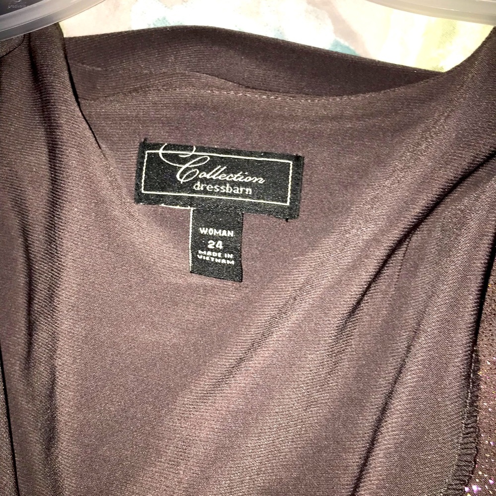A gray strap dress from dress barn